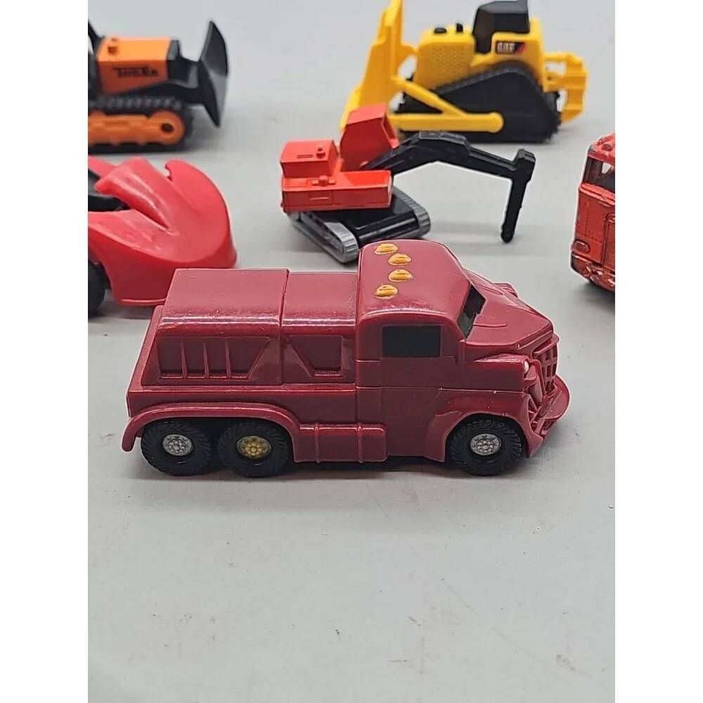 Vintage Assorted Lot 6 Trucks Loaders Tonka Yatming Matchbox  Vehicles Toy‎ Lot